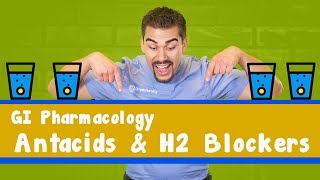 GI pharmacology Antacids amp H2 blockers [upl. by Hamlani]