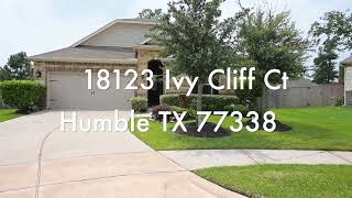 18123 Ivy Cliff Ct Humble TX 77338 [upl. by Sharia]