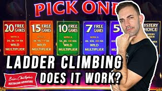 Does quotLadder Climbingquot on Slots Work BONUS [upl. by Subocaj152]