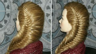 Trenza de espiga o pescado  fish braid [upl. by Yorztif273]