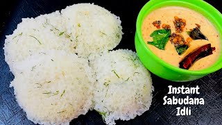 sabudana idli  sabakki idli  saggubiyyam idli sago rava idli  sago idli  sabudana [upl. by Laeahcim]