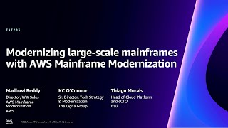 AWS reInvent 2023  Modernizing largescale mainframes with AWS Mainframe Modernization ENT203 [upl. by Wil]