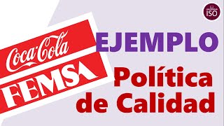 Política de calidad de CocaCola FEMSA  Arca Continental  Política de Inocuidad Alimentaria [upl. by Morris]