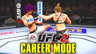 UFC 2 Career Mode  Ep 3  quotPURPLE HAIRED BANDITquot Series 2 [upl. by Nabe]