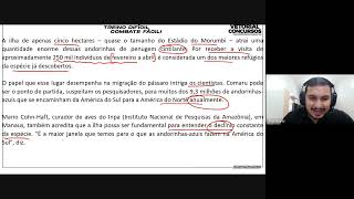 RESOLUÇÃO DE QUESTÕES  INTERPRETAÇÃO DE TEXTOS  PROFESSOR MUNIZ [upl. by Anerroc]