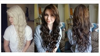 How I Dyed My Hair from Blonde to Brown amp Some Random Products [upl. by Aisatan604]