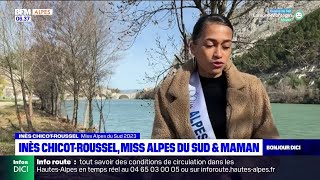 AlpesduSud Ines ChicotRoussel nouvelle miss du département [upl. by Vedette131]