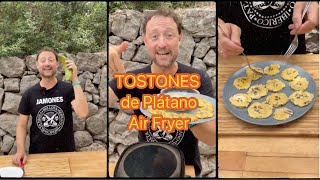 TOSTONES 😋 EN LA FREIDORA DE AIRE Air Fryer 👍🏻  GUILLE RODRIGUEZ [upl. by Gaylord]