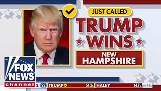 Former President Trump projected to win New Hampshire primary [upl. by Stedman680]