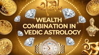 Wealth Combination in Vedic Astrology II धन योग कुंडली मैं कैसे बनता है [upl. by Esinel]