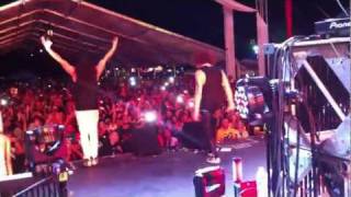 LMFAO  Champagne Showers LIVE  Circotic 2011 San Juan Puero Rico [upl. by Rolyt]