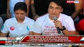 Sen Bong Revilla Handa akong magpakulong kahit na naniniwala akong wala akong kasalanan [upl. by Bette-Ann476]