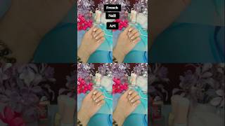 French Nail Art design with nail art stamper💅 missmoody3416 youtubeshorts shorts nailart yt [upl. by Alarise]