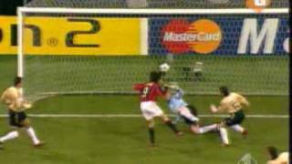 Goal di Filippo Inzaghi in Champions League 200203 [upl. by Rubma]