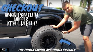 TOYOTA TACOMA AND TOYOTA 4RUNNER on American Elite Wheels Rebel [upl. by Stuppy124]