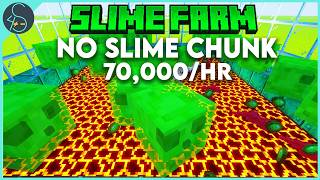 This INSANE Slime Farm Needs NO SLIME CHUNK 121  Oozing Farm [upl. by Golter]