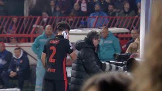 Pau Cubarsí Injury No Red Card Barcelona vs Crvena Zvezda Champions League 2024 [upl. by Novhaj724]