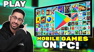 How to Play Mobile Games on PC  Ultimate Guide 2024 [upl. by Yrennalf]