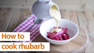 How to cook rhubarb  Recipe  Sainsburys [upl. by Patricia86]