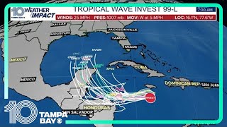 Tracking the Tropics 10 Tampa Bay has the latest on Potential Tropical Cyclone 19 [upl. by Iolande468]