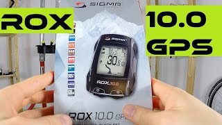 Sigma ROX 100 GPS bicycle computer cons and pros  review [upl. by Ramak]