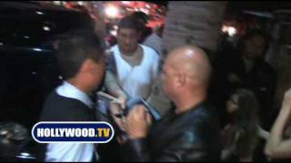 The Shield Star Michael Chiklis is Bombarded By Autographers [upl. by Iorgo]