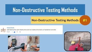 Non Destructive Testing Methods for Concrete 1 [upl. by Aerdnahs]