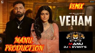 VehamDholRemixHarfCheemaManuProductionNewPunjabiSong2024 [upl. by Ordisy174]