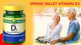 Spring Valley Vitamin D3 Food Supplements  Bone amp Immune Health  US Food Mart Ltd BD [upl. by Ecneps]