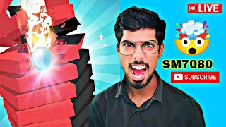 🤯 Stack Ball  LIVE🔴 Game shorts live🍁ShahrukhSM7080 [upl. by Eceerahs341]