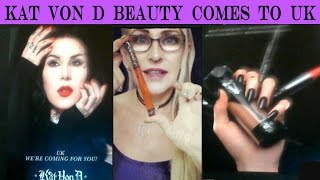 KAT VON D BEAUTY Comes to the UK  Cruelty Free Debenhams Haul [upl. by Nus]