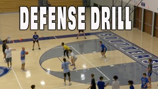 Basketball Drill for Defense  Improve Your Team Defense With This 4 on 3 quotCeltic Drillquot [upl. by Solracsiul]