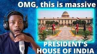 Inside Rashtrapati Bhavan  A tour of Presidents House Delhi  Reaction [upl. by O'Neil]