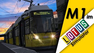 Auf der M1 zur Eberswalder Straße  LOTUSSimulator Berlin  JM Simulation [upl. by Conah]