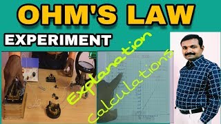 OHMs law experiment in English [upl. by Athenian925]