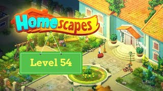 Homescapes Level 54  How to complete Level 54 on Homescapes [upl. by Nash]