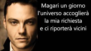 Tiziano Ferro Per Dirti Ciao Testo Lyrics [upl. by Healey]