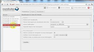 Utilizar o webmail roundcube [upl. by Swain]