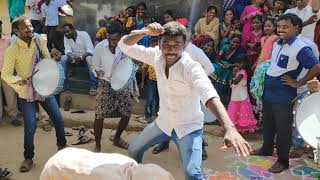 Dance at Mundan Ceremony Repalle bethamcherla kurnool dist dappu tappeta [upl. by Nodarb]