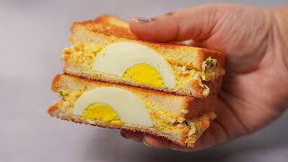 Boiled Egg Sandwich Recipe  Easy Egg Sandwich  Egg Mayo Sandwich Recipe  Yummy [upl. by Vezza]