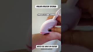 My Epilating Routine since 3 years✨phillips epilator shorts trendingvideo like skincare yout [upl. by Romy198]