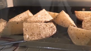 Easy Potato Wedges Recipe in an Oster Toaster Oven [upl. by Mcgurn]