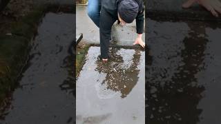 S0272 Unclogging a storm drain after rain in Germany shorts [upl. by Dickenson]