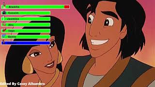 Aladdin and the King of Thieves 1996 Final Battle with healthbars 22 [upl. by Ahselet294]