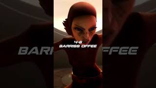 Asajj Ventress vs Barriss Offee Star Wars [upl. by Drofub]