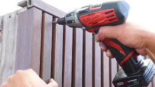 NewTechWood European Style Siding Vertical Installation Video [upl. by Nilam830]