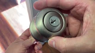 Kwikset lock flipping the lock cylinder [upl. by Biondo]