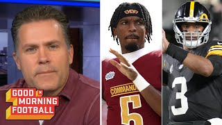 GMFB  Kyle Brandt on Commanders vs Steelers in Week 10 Jayden Daniels has given Washington belief [upl. by Nomaid]