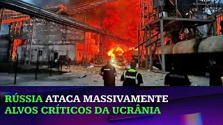 Rússia realiza ataque massivo contra inimigo e aumenta capacidade de drones [upl. by Yadsnil931]