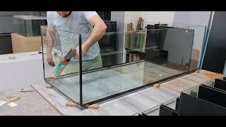 How to Make 500 Liter Aquarium with SIDE FILTER  Tepe Aquarium Systems [upl. by Simara293]